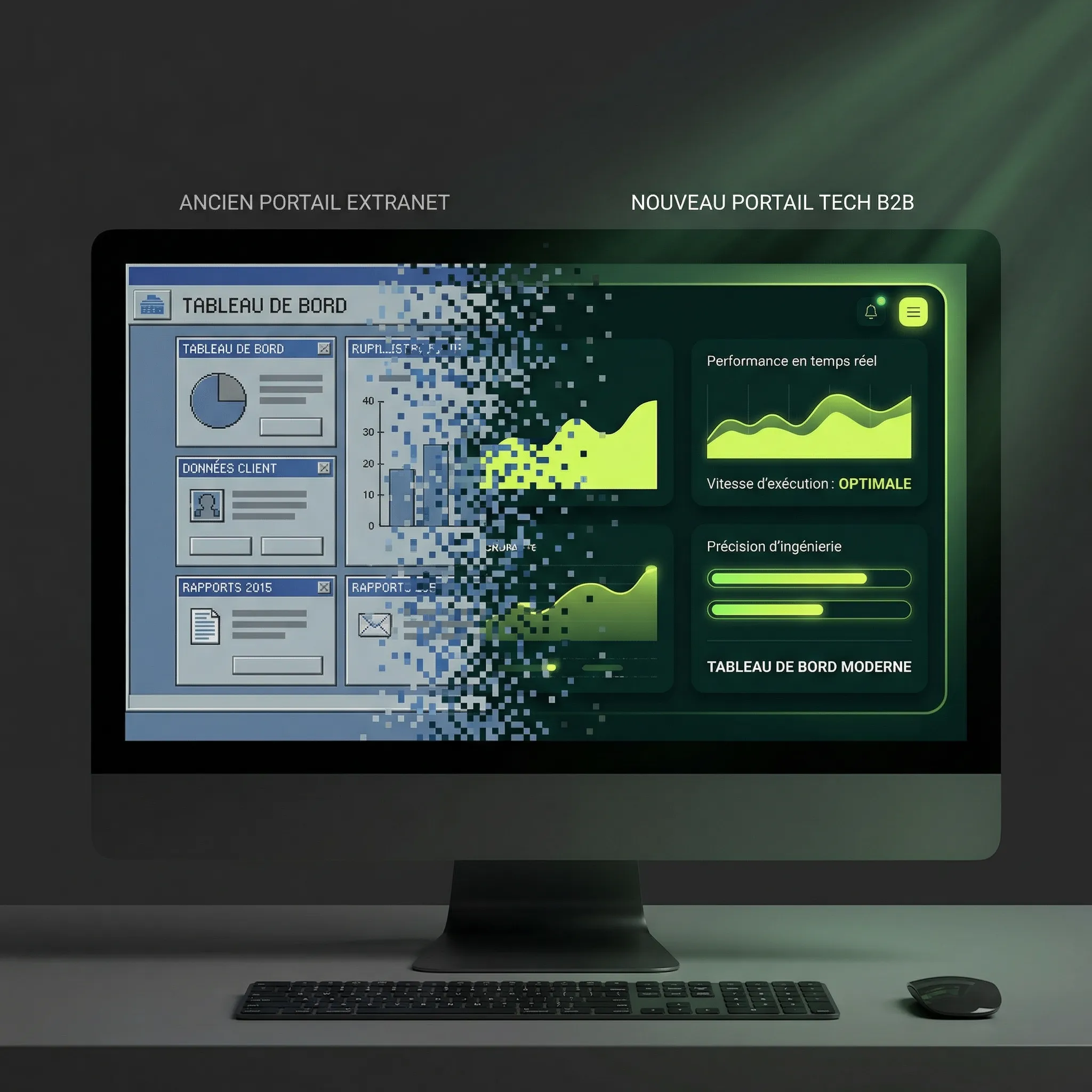 Illustration de reprise d'application legacy